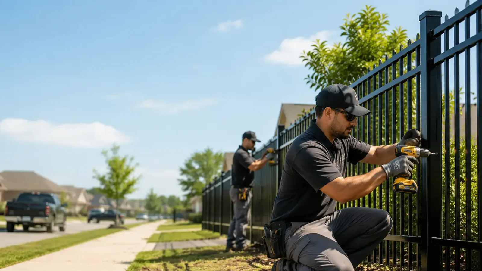 Metal Fence Installation in Valley Center, KS
